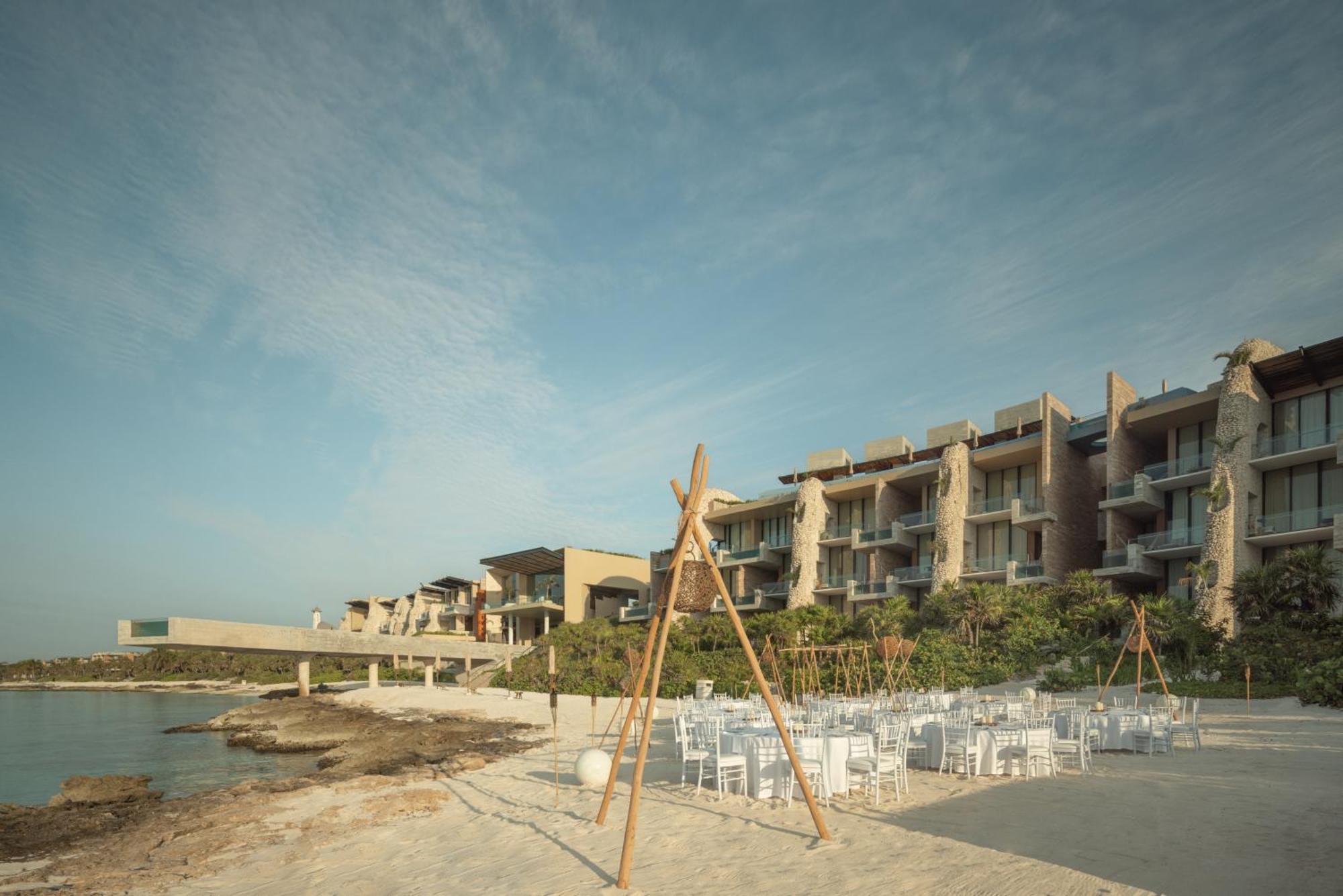 מלון Los Dos Compadres La Casa De La Playa By Xcaret (Adults Only) מראה חיצוני תמונה